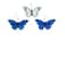 12 Packs: 3 ct. (36 total) Blue Feather Butterflies by Ashland®